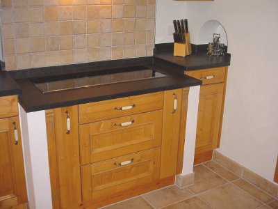 Grantiarbeitsplatte f�r die K�che K�chenabdeckung Granitarbeitsplatten Granitplatten Steinplatte